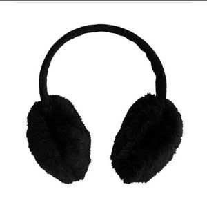 NWT | FUR by URF Australia | Faux Fur Black Ear Muffs 🖤